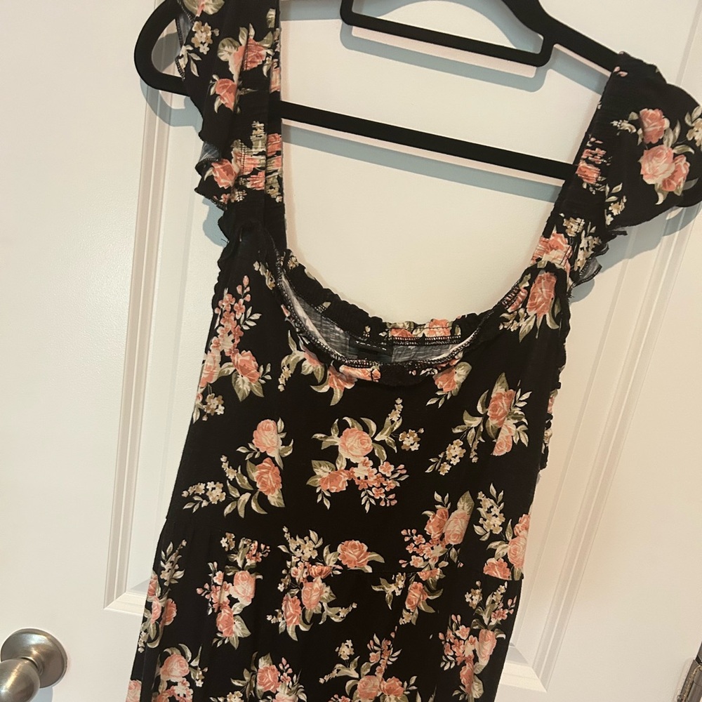 Torrid Black Floral Top